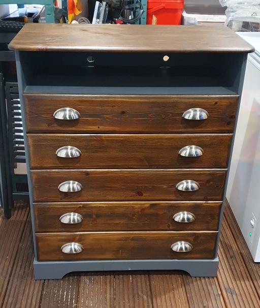 Buy & Sell South West London Sutton - Photos for chest of drawers - Grey / Mahogany