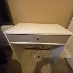 Good condition desk with drawer. Collection only