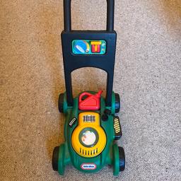 Little tikes push along lawn mower , very good condition