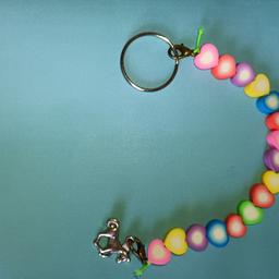 Keyring, handmade, can be personalised, not suitable for children under 3 years old, £1.95 p&p.