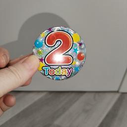 Brand new age 2 kids hologram safety birthday badge.
£1
Lots for sale pls see my other listings. Collection Penn Rd Wolverhampton by Hollybush pub from smoke and pet free home