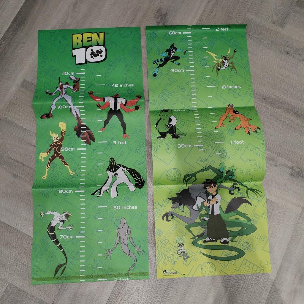 Brand new Ben 10 kids paper wall height chart. Great for recording kids growth overtime.
£1 no offers thanx
Lots for sale pls see my other listings. Collection Penn Rd Wolverhampton by Hollybush pub from smoke and pet free home