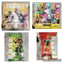 Brand new FORTNITE calendar 2019. Can be used for the pictures for posters if cut the dates off. Great for any FORTNITE fan for bedroom decoration etc.
£2 no offers thanx
Lots for sale pls see my other listings. Collection Penn Rd Wolverhampton by Hollybush pub from smoke and pet free home