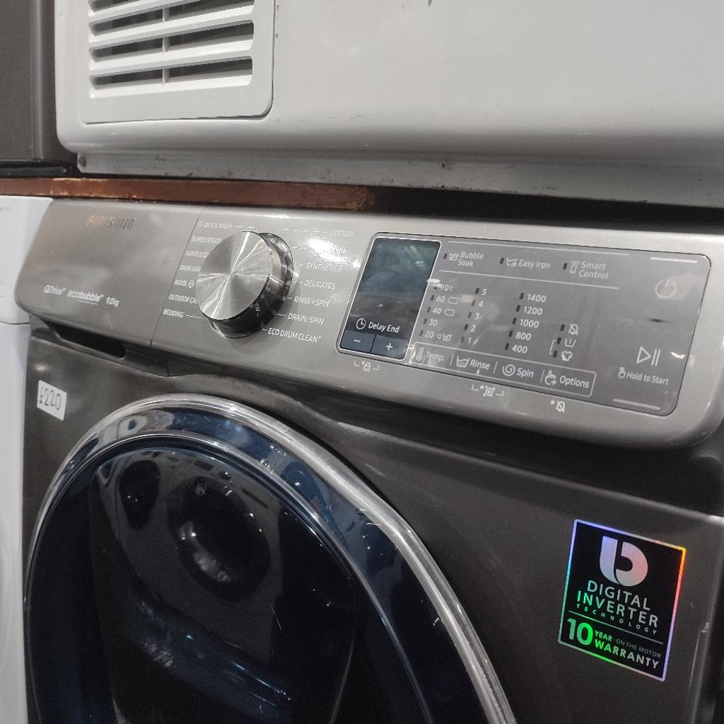 *SALE TODAY** Graphite Samsung 9kg Eco Bubble QuickDrive Add Wash Washing Machine ONLY £220!

Fully working - provided with 2 month warranty

Local same day delivery available

The washing machine is in very good condition

contact no: 07448034477

We also sell many more appliances, please feel free to view in our showroom.

SJ APPLIANCES LTD

368 Bordesley Green
B9 5ND
Birmingham

Mon-Sat: 10am - 6pm
Sun: 11am - 2pm

Thank you 👍
