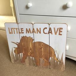 Cheeky little man cave sign. Not flimsy. WV13 1HA area