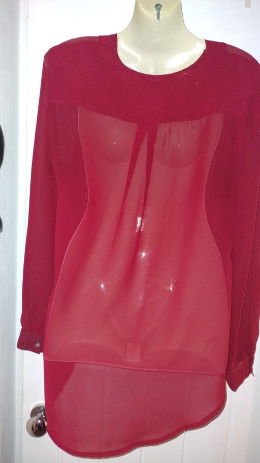 Buy & Sell Merseyside Wirral - Photos for Size 10 red sheer blouse