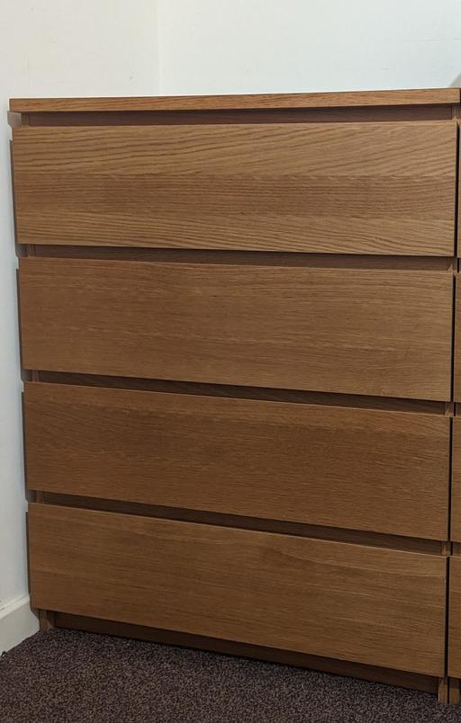 Buy & Sell East London Wapping - East London - Photos for Chest of 4 draws. Oak veneer. 80×100cm