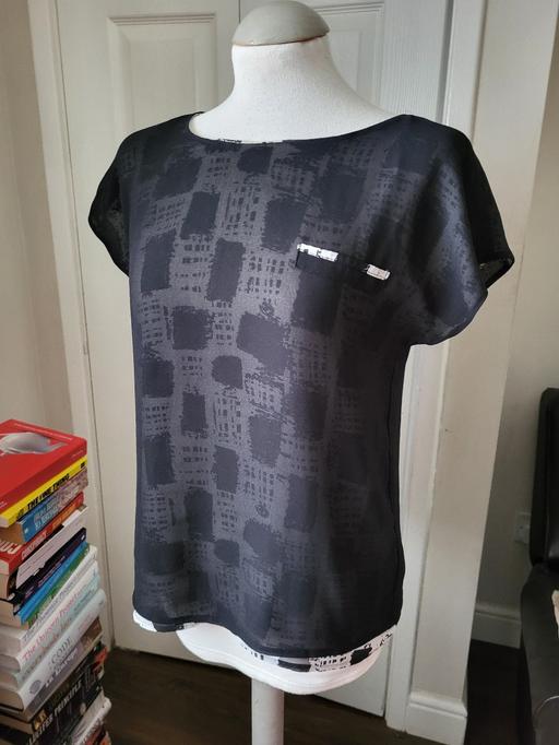 Buy & Sell West Midlands Sandwell - Photos for F&F Black Smart Top Blouse Size 8