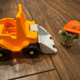 Fisher Price Digger and figurine