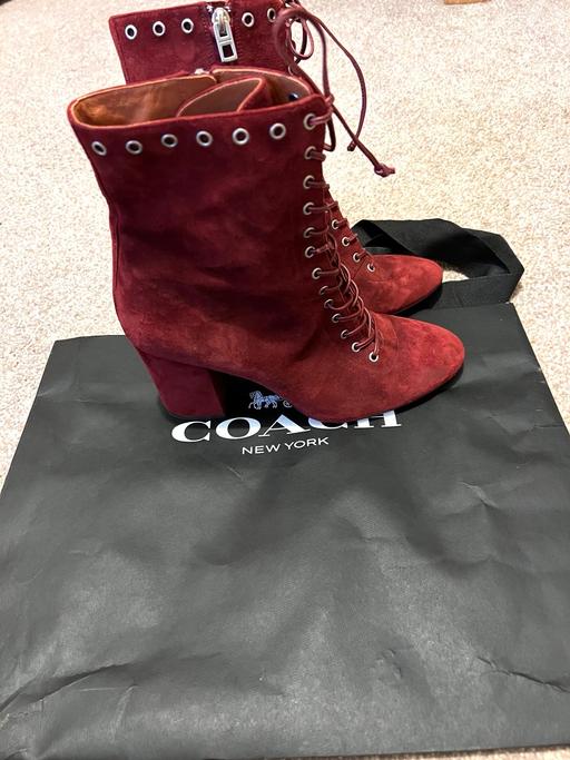 Buy & Sell South West London West Brompton - South West London - Photos for Coach Dean Laceup Boots Size Uk 6.5