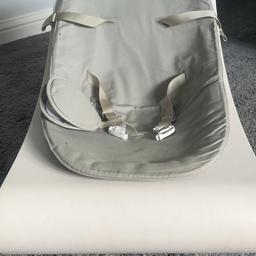 Baby bloom bouncer,off white and grey,used but in good condition,RRPis £233 and I’m selling for £120 and will be washed before pick up,machine washable cover