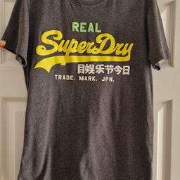 As new Superdry shirt, worn once by teenager!!
Size small mens.
Freshly laundered.