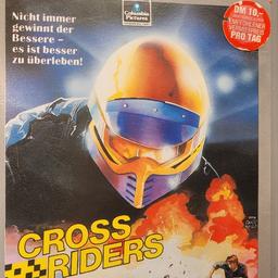 Zum Verkauf Steht die Ultra Seltene VHS + DVD-R:

~ Cross Riders - Teufelskerle auf heißen Maschinen (RCA Hartbox)

Eine Überspielung des Filmes auf DVD-R wird mit-beigelegt!

~ Gebr. Sehr Guter Zustand.