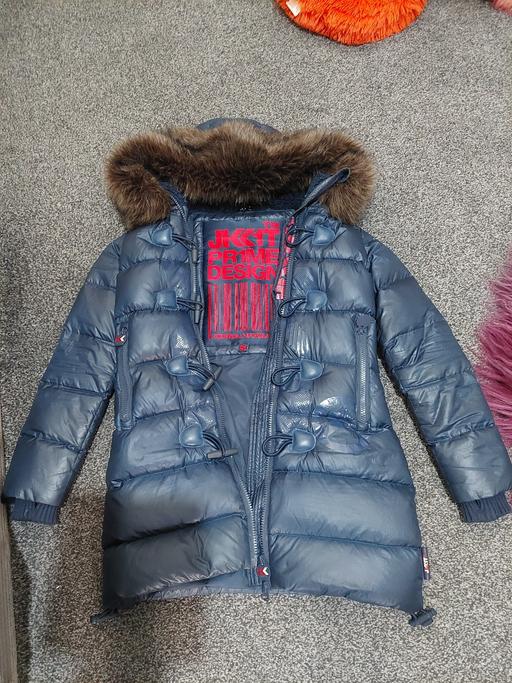 Buy & Sell West Yorkshire Kirklees - Photos for jack1t parka fur hooded coat UK s 8 jacket 