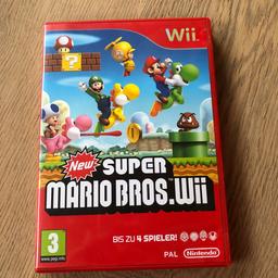 Super Mario Bros Wii
sehr guter Zustand, nur selten gespielt