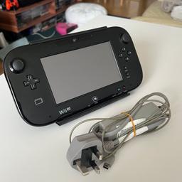 Nintendo Wii U Gamepad with charger and cover stand.

In full working condition. With minimal signs of wear. 

No stylus.