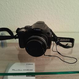 Verkaufe eine Canon Power Shot SX40 HS mit Ersatzakku und Tasche
Nur für Selbstabholer