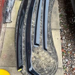 Ford fiesta mrk 7 window visors was only on the car for 3 months so near mint condition will fit 5 door fiesta
