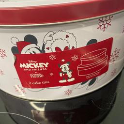 Mickey Mouse, oven dish and two Mickey Mouse cake tins . Never been used. Not needed.. collection only.