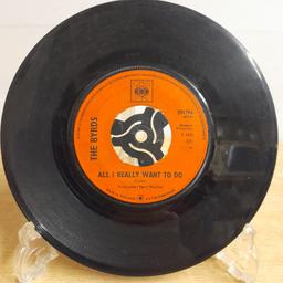 ALL I REALLY WANT TO DO / FEEL A WHOLE LOT BETTER
7" 45rpm VINYL 1965
CBS 201796
(Plain white paper sleeve)

Postage possible at buyer's expense with payment by PayPal please so buyer protection will apply 