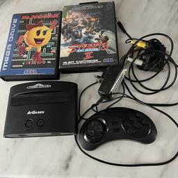Sega Mega Drive console bundle in excellent condition.

Includes 81 built-in games, plus two additional games and one remote control.

The console has been lightly used and is in full working order.