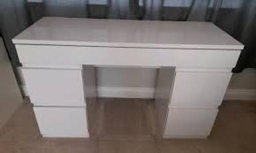 Buy & Sell West Midlands Coventry - Photos for 6 Drawer Dressing Table Desk - white Gloss