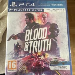 Blood & Truth für Playstation 4 VR nagelneu in Folie