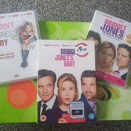 Bridget joness 1 and 2 sealed , baby watched once, having a sort out, pick up batley.