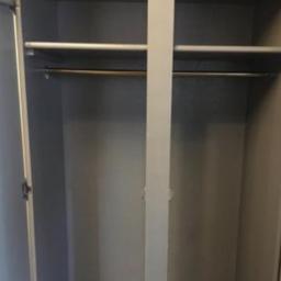 Solid pine Upcycled grey wardrobe. Crystal style handles. Painted inside & out. Except for draws.
183 cm high
87 cm depth.
52cm depth.
Got a matching wardrobe with shelves. Discount if both collected together. Wardrobe is solid and does not dismantle. Needs 2 people to collect & van.
£130 each or both for £220