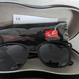 Brand new, Genuine Ray Ban RB5285 prescription sunglasses can be re-lensed as required. (Not sure on script for current lenses but pretty strong!)

open to offers. collection or delivery.

£185 at vision express but cheaper online (circa £70).