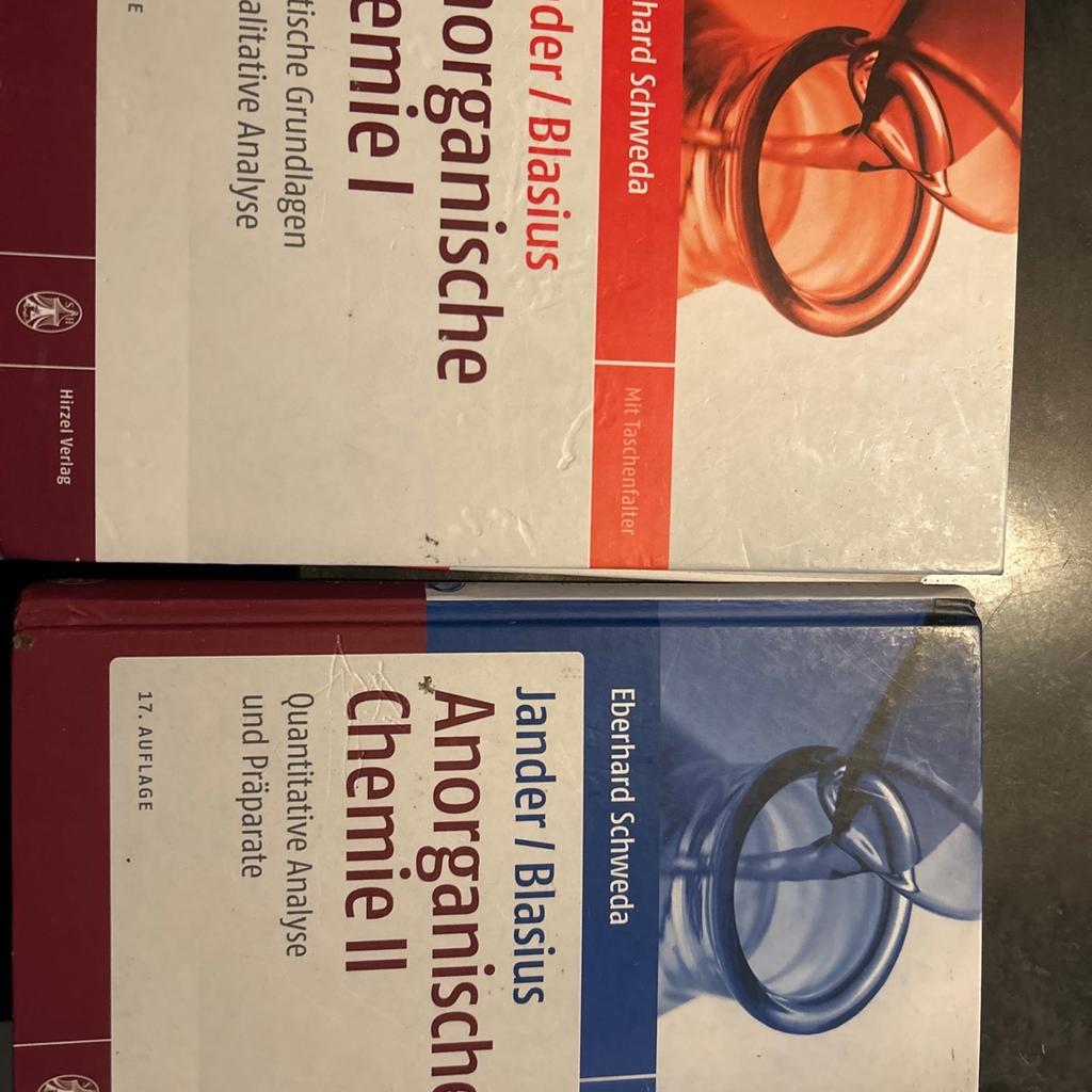 Zwei gut erhaltene Lehrbücher Chemie
