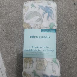 Brand new Aden and Anais muslin cloth/swaddle blanket. Currently £11 in Boots.