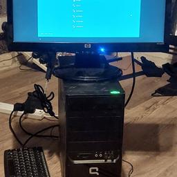 vga/dvi monitor 
am3 duel Core cpu
8gb ram 
wireless keyboard 
mouse 
WiFi dongle 
500gb hdd 
fresh Instal of win 10 I beleave I bought it as retro pc to run all them classic games but changed me mind so selling for what I payed for it 
pick up ellesemere port
