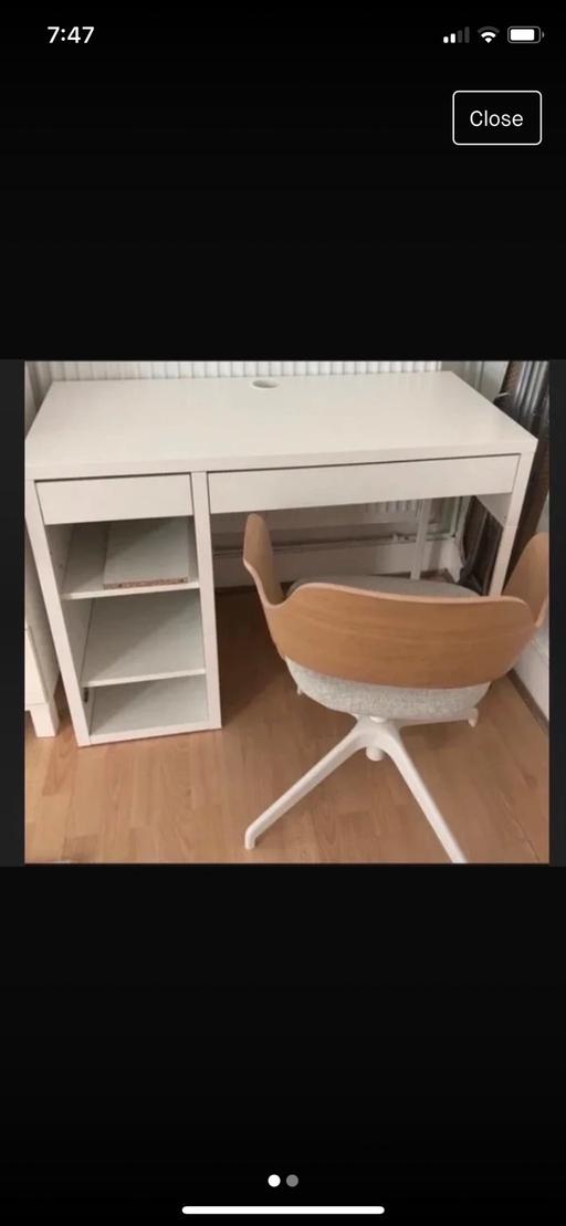 Buy & Sell South East London Waddon - Croydon - Photos for IKEA White desk & chair collection only