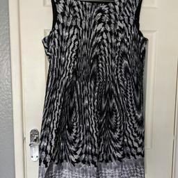 Black/Grey & White patterned dress