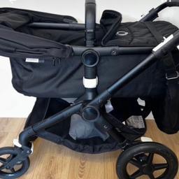 Bugaboo pram turns into a stroller cost over £1000 in excellent condition hardly uses all accessories come with it