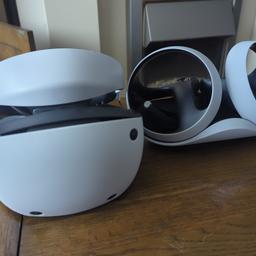 This is for psvr2 virtual reality headset compatible with the playstation 5. Also includes psvr2 controllers and controller charging cradle. I will send the VR headset in it's original box. No games included. Devices in great condition and hardly used.
collection preferred as less hassle with packaging etc

Happy bidding 😁