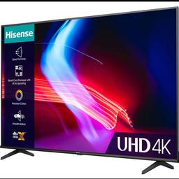 Experience stunning visuals with the Hisense 58A6KTUK 58in 4K UHD HDR Smart TV. This TV boasts a screen size of 58 inches and a maximum resolution of 2160p, providing crystal-clear picture quality. The LED display technology and 60 Hz refresh rate offer an immersive viewing experience.


With the Hisense 58A6KTUK, you can enjoy your favorite movies and shows in HDR, which enhances the contrast and colours for a more vivid picture. The TV comes with HDMI inputs for easy connectivity, and its black exterior adds a touch of elegance to any room. Upgrade your home entertainment system with the Hisense 58A6KTUK 58in 4K UHD HDR Smart TV.


Local collection or local delivery within 15 miles radius msg for details.