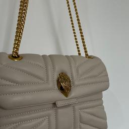 Gorgeous leather shoulder bag with gold chain. Bag is in superb condition, worn only once. Available for delivery
