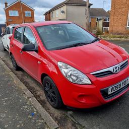Hyundai i20 comfort 2009
ULEZ FREE
1.2 petrol 

MOT till 1/08/2024 passed with no advisory’s
HPI CLEAR
4 very good tyres 
15 inch alloys
5 speed manual gearbox
Engine gearbox good
New filter air oil cabin. 

New front rear break pads 
2 keys central locking
3 previous owners
CD player/radio/AUX/USB
Good clean car for age body work good condition and interior
Age related marks