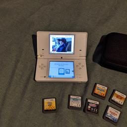 Nintendo dsi in working order comes with charger and games in the pictures 60ovno collection only