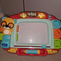 Baby Clementoni Interactive Baby Easel excellent condition, it hasn't been used much. Recommended for ages 9 months and above comes from a smoke-free home. I'd prefer collection, but I may be able to drop it off for a small fee if you're local. Thanks.