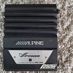 ALPINE MRP - T220 2 CHANNEL AMPLIFIER

CAN RUN SPEAKERS OR A SUB

TESTED AND FULLY WORKING

VERY POWERFUL

GOOGLE MODEL FOR FULL SPECS

GRAB A BARGAIN

PRICED TO SELL

COLLECTION FROM KINGS HEATH B14  OR CAN DELIVER LOCALLY

CALL ME ON 07966629612

CHECK MY OTHER ITEMS FOR SALE, SUBS, AMPS, STEREOS, TWEETERS, SPEAKERS - 4 INCH, 5.25 AND 6.5 INCH