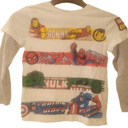Marvel Comics Long Sleeve T-Shirt Age 6-7 Years - Iron Man - Spiderman - Hulk

Marvel Comics t-shirt
Age 6-7 years
Iron Man - Spiderman - The Incredible Hulk - Captain America
100% Cotton

Collect from Southwick BN42 or local delivery can be arranged. £5.09 postage based on Royal Mail 2nd class signed for small parcel, postage can be combined for multiple items. Please have a look at my other items, I'm having a clear out to raise funds & make space for some building work that needs to be done, so I am open to offers on all my items.