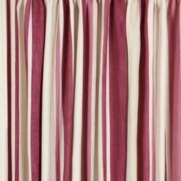 Beautiful Cranberry stripe Laura Ashley Curtains x4
 Each curtain measures approx 2.1m wide and 2.27 drop. Would also sell as 2 separate pairs.