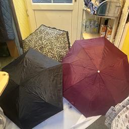 3 umbrellas altogether