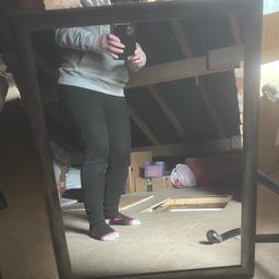 1 large mirror, 1 narrow thin mirror both wood effect frames - £10.00 each pick up Heworth in York