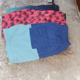 Boys swim shorts x3  in great condition washed and launderd