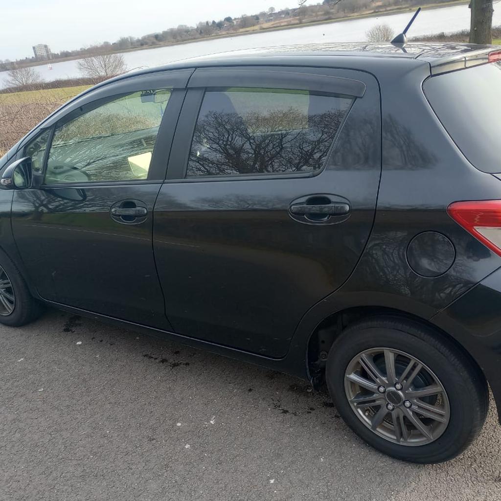 Toyota Yaris (VITZ) 2013 , black colour, automatic, reverse camera and Android stereo, front and back factory dash cam, reliable car, low mileage, drive perfectly without any issues, frish import last month, a year MOT till 20/12/2024 , Beautiful car .