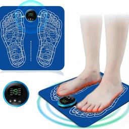 EMS Foot Massager 8 Modes 18 Intensities 
-Relax Muscles, Folding Portable Feet Massage Machine
-Electronic Muscle Stimulator Massage Mat